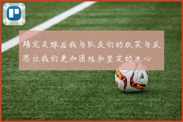 踢完足球后我与队友们的欢笑与反思让我们更加团结和坚定的决心
